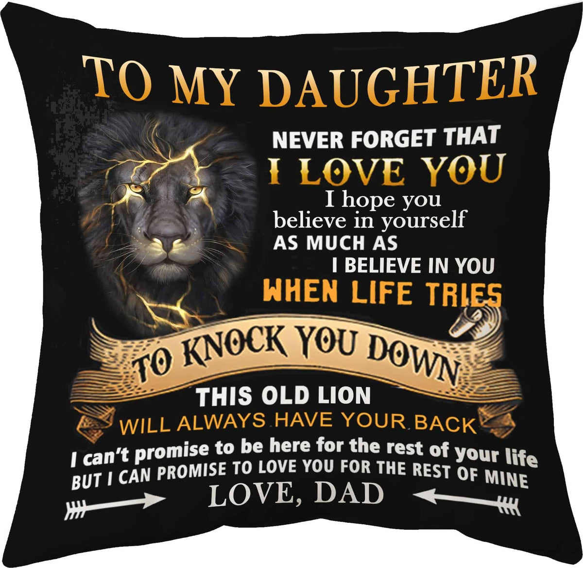 Never Forget I Love You - A Sweet Pillow Cover_MG103-3