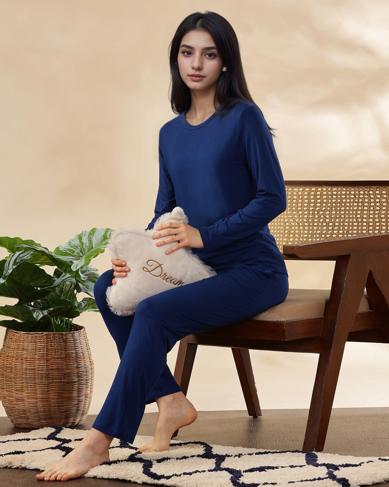 Pearle Bamboo Pant  (Night Blue)