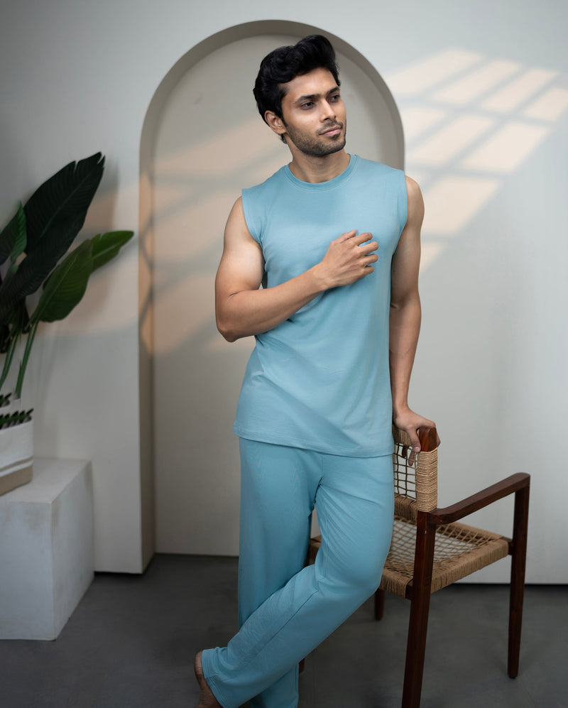 Urbanite Bamboo Pant  (Nile Blue)