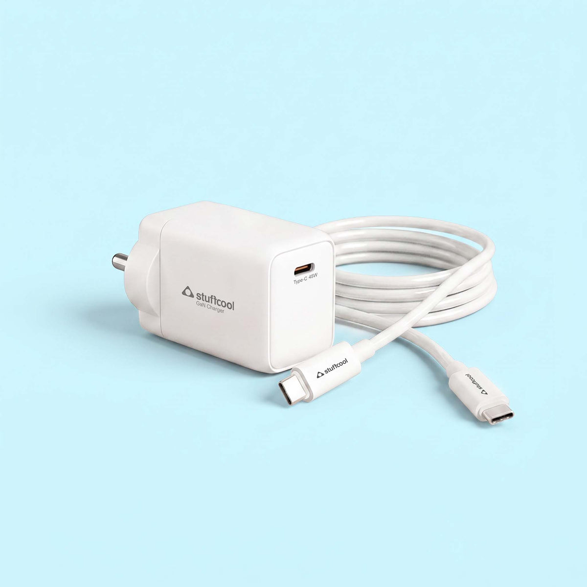 Numen 45 Smallest 45W AVS GaN Charger with 100W 5A Type-C to Type-C cable