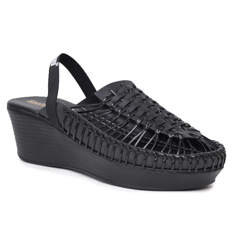Stelway Exclusive all Black Wedges-6