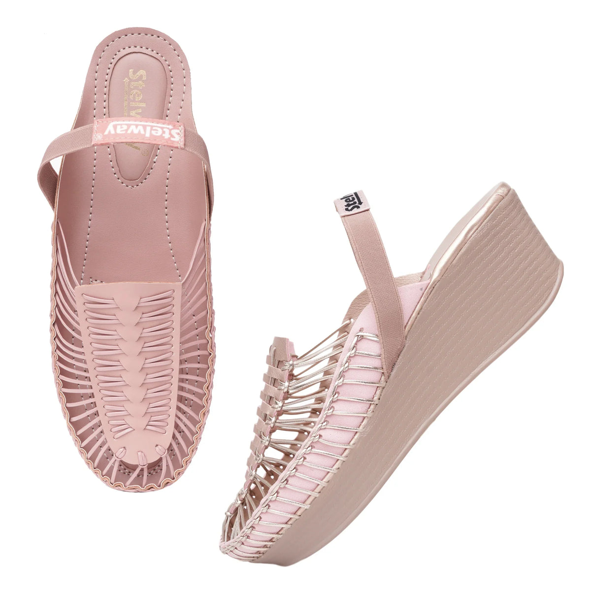 Stelway Exclusive Rose Gold Wedges-6