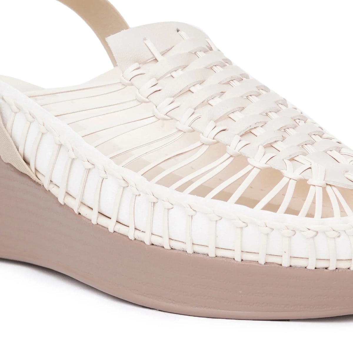 Stelway Exclusive Off White Wedges-3