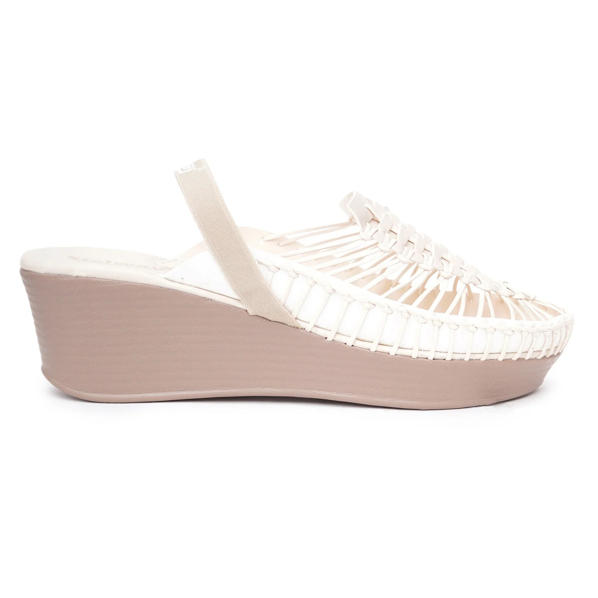 Stelway Exclusive Off White Wedges-2