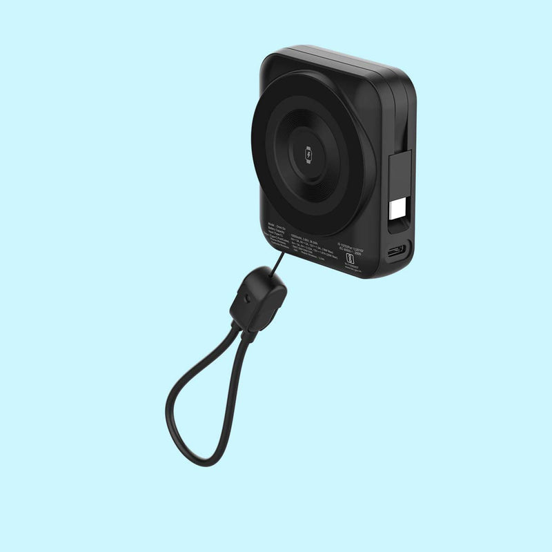 Omni Go 10000mAh Magnetic Wireless Powerbank with Built-in Type-C Cable