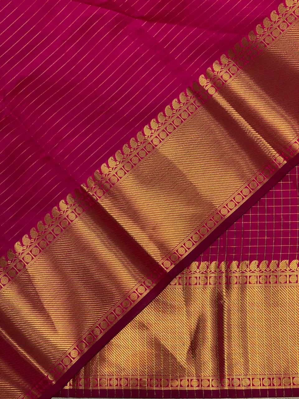 Rani Pink banarasi silk  saree - AISHDD-RUK