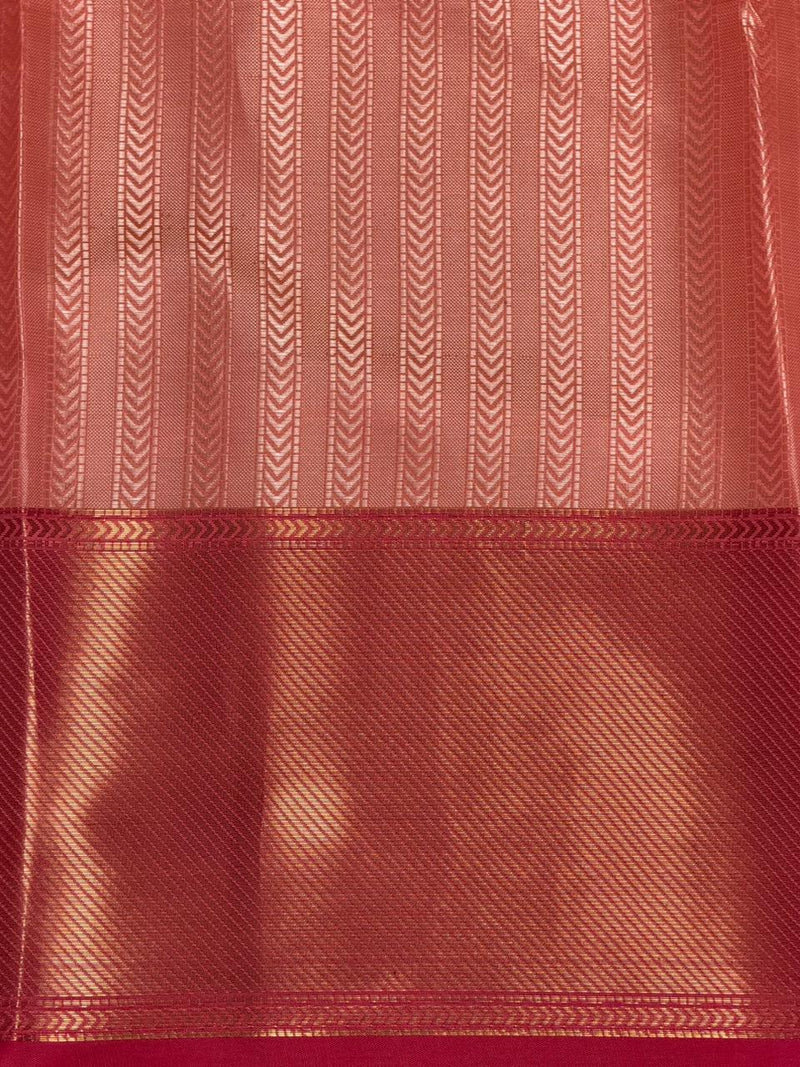 Pink and magenta Banarasi silk saree -LZ12B