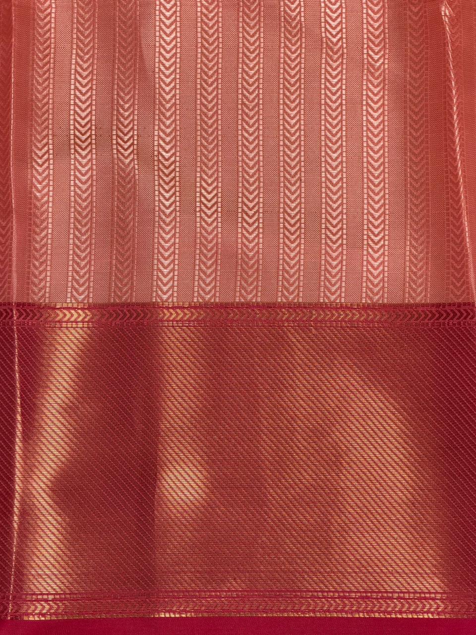 Pink and magenta Banarasi silk saree -LZ12B