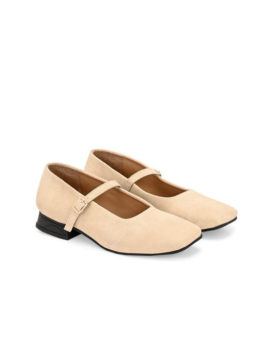 El Paso Women Open Toe Flats with Bows-3