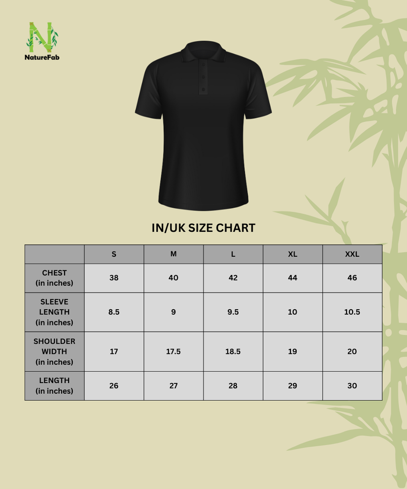Naturefab Men’s Organic Bamboo Polo Tshirt Rust-3