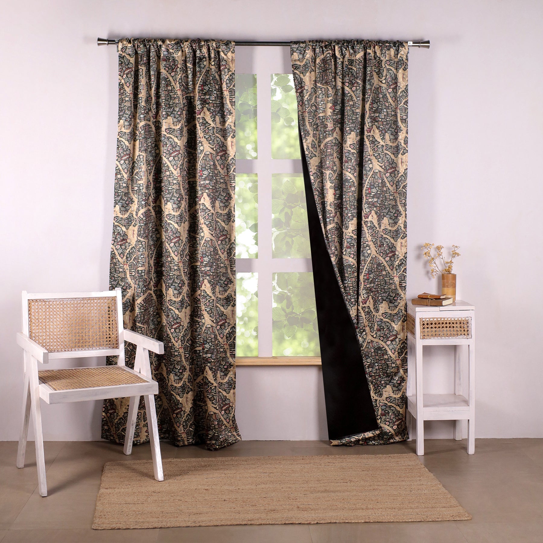 Printed Blackout Curtain