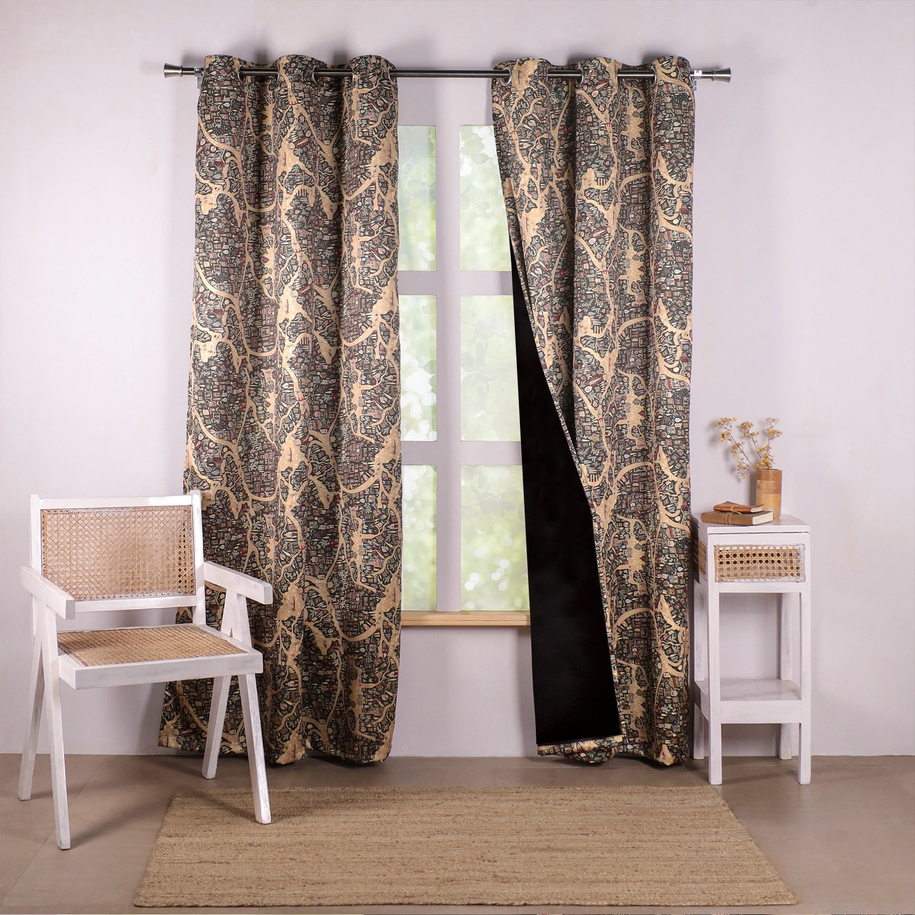 Printed Blackout Curtain
