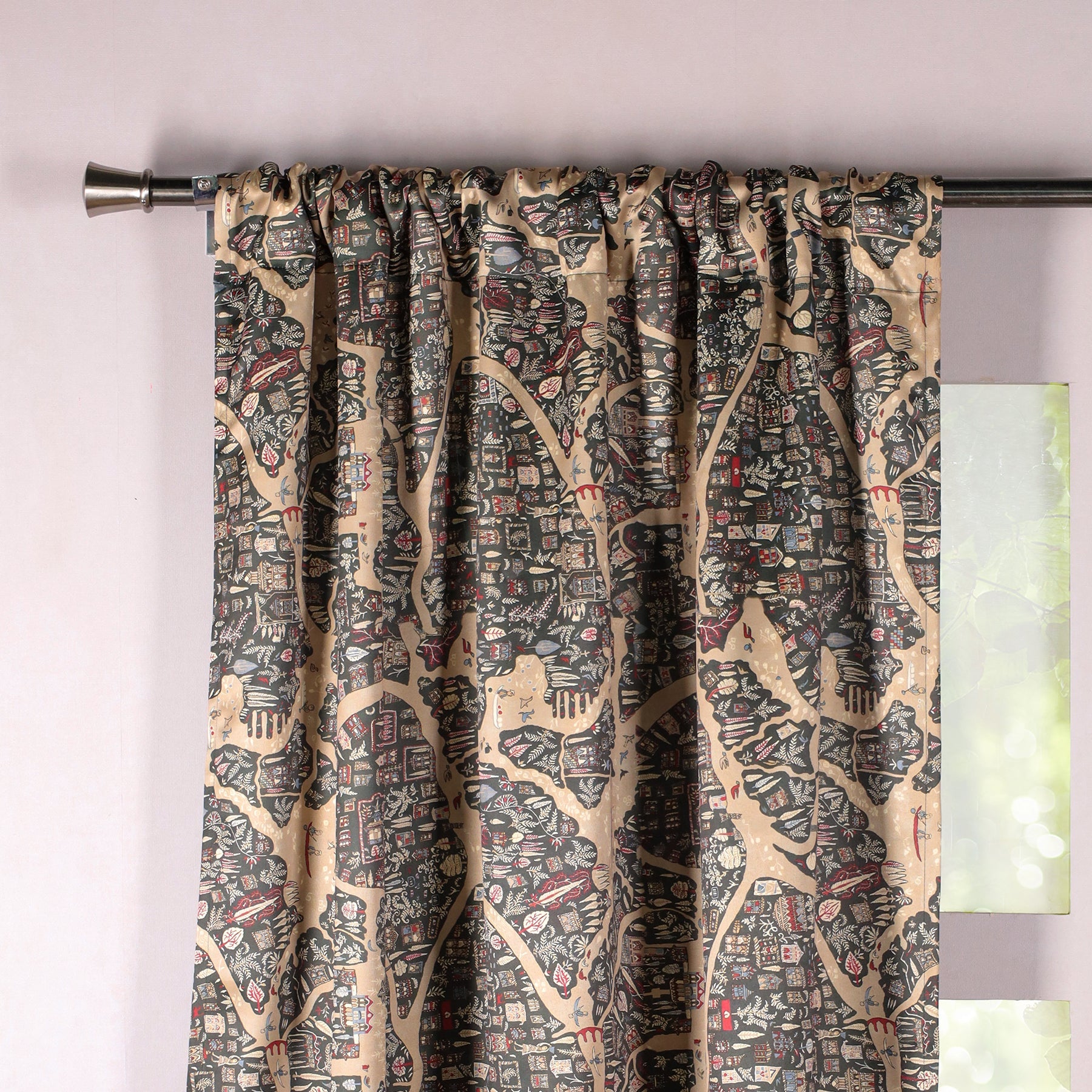 Printed Blackout Curtain