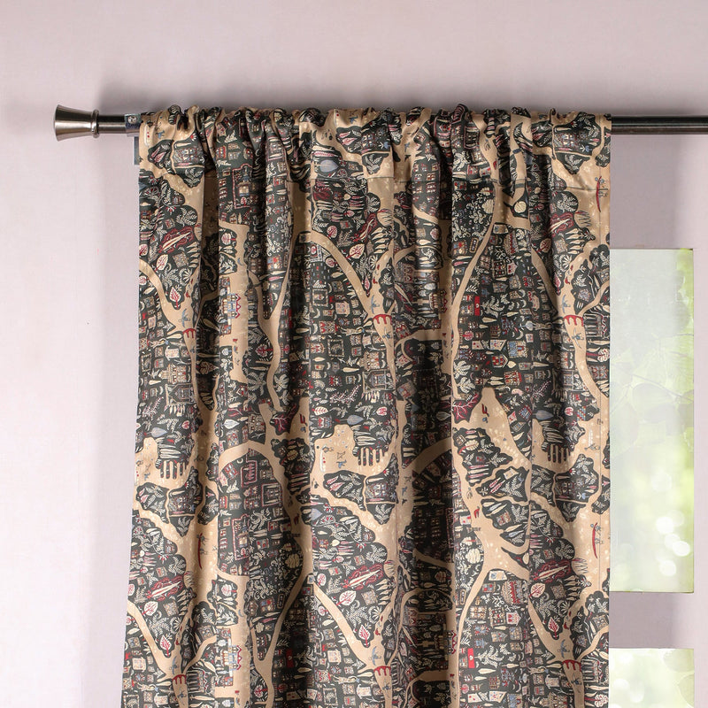 Printed Blackout Curtain