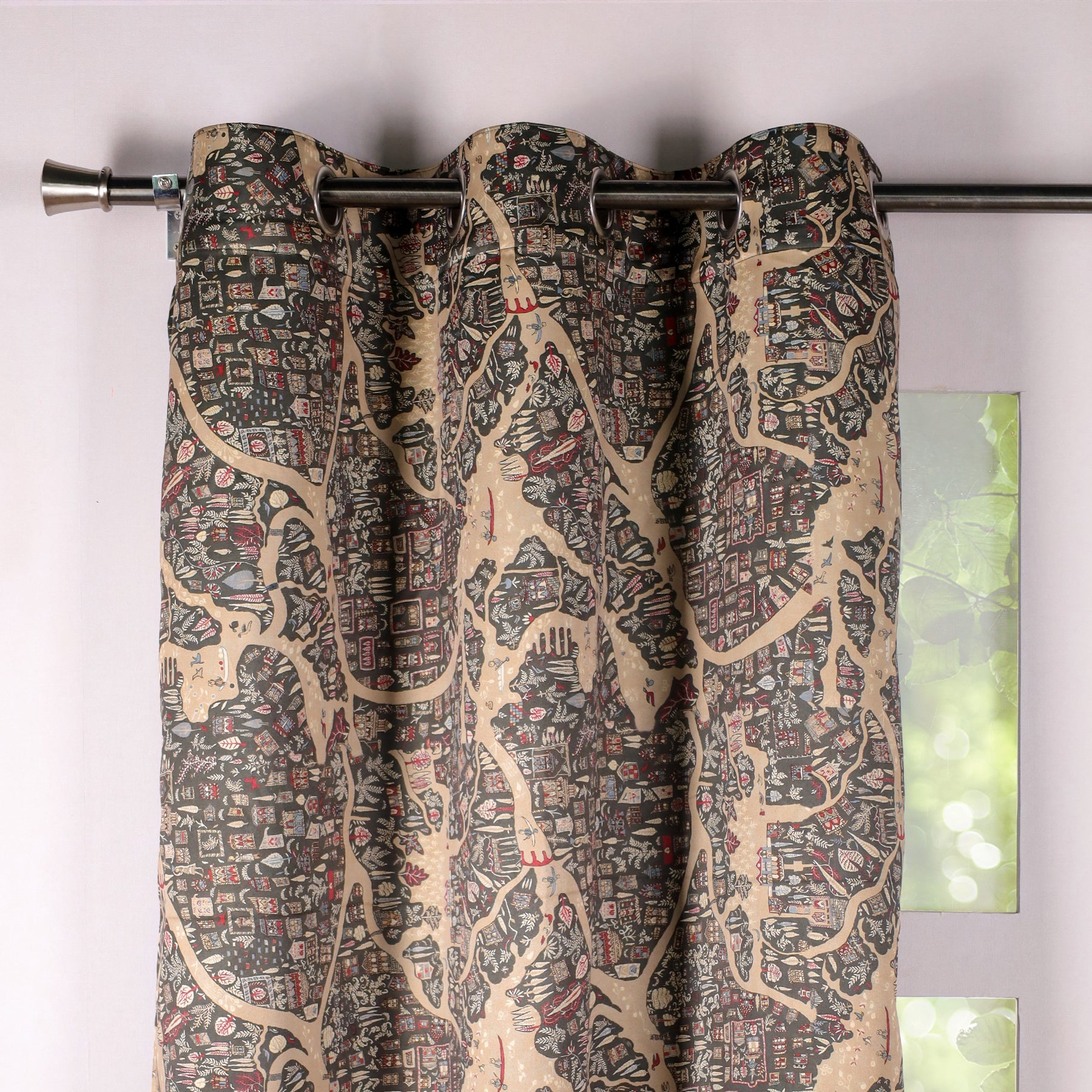 Printed Blackout Curtain