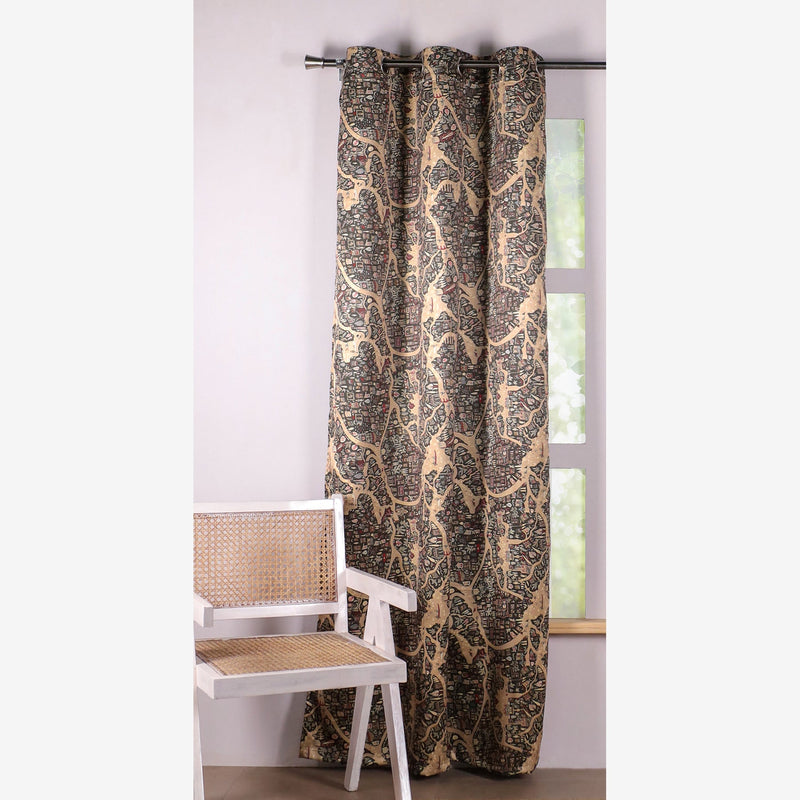 Printed Blackout Curtain