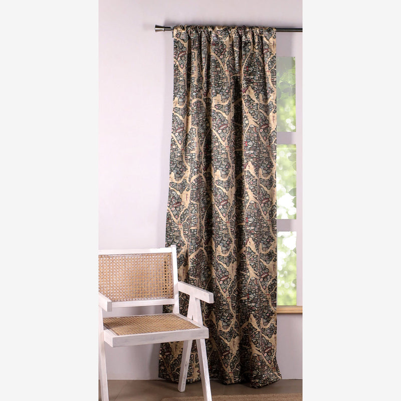 Printed Blackout Curtain