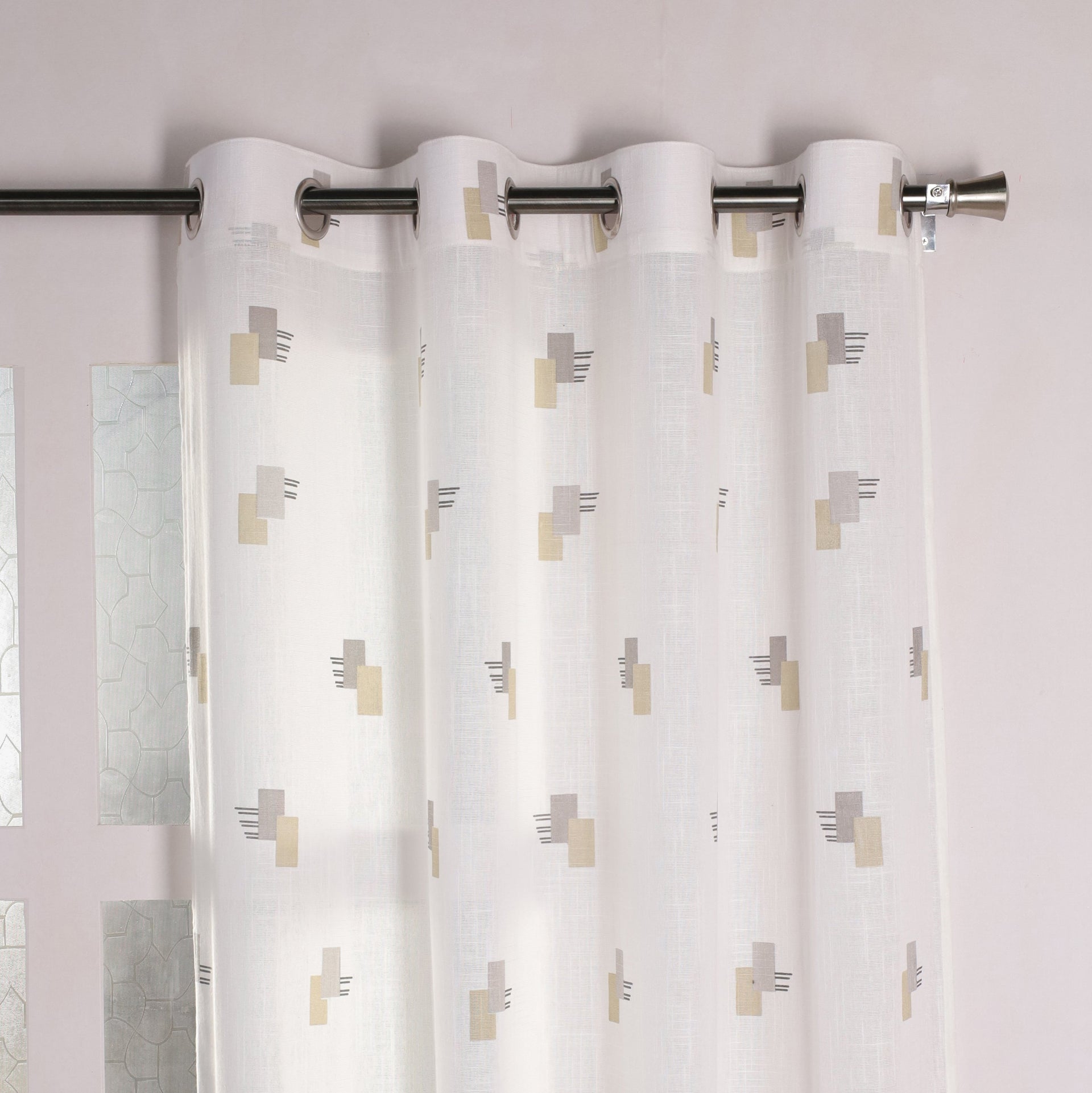Printed Sheer Curtain
