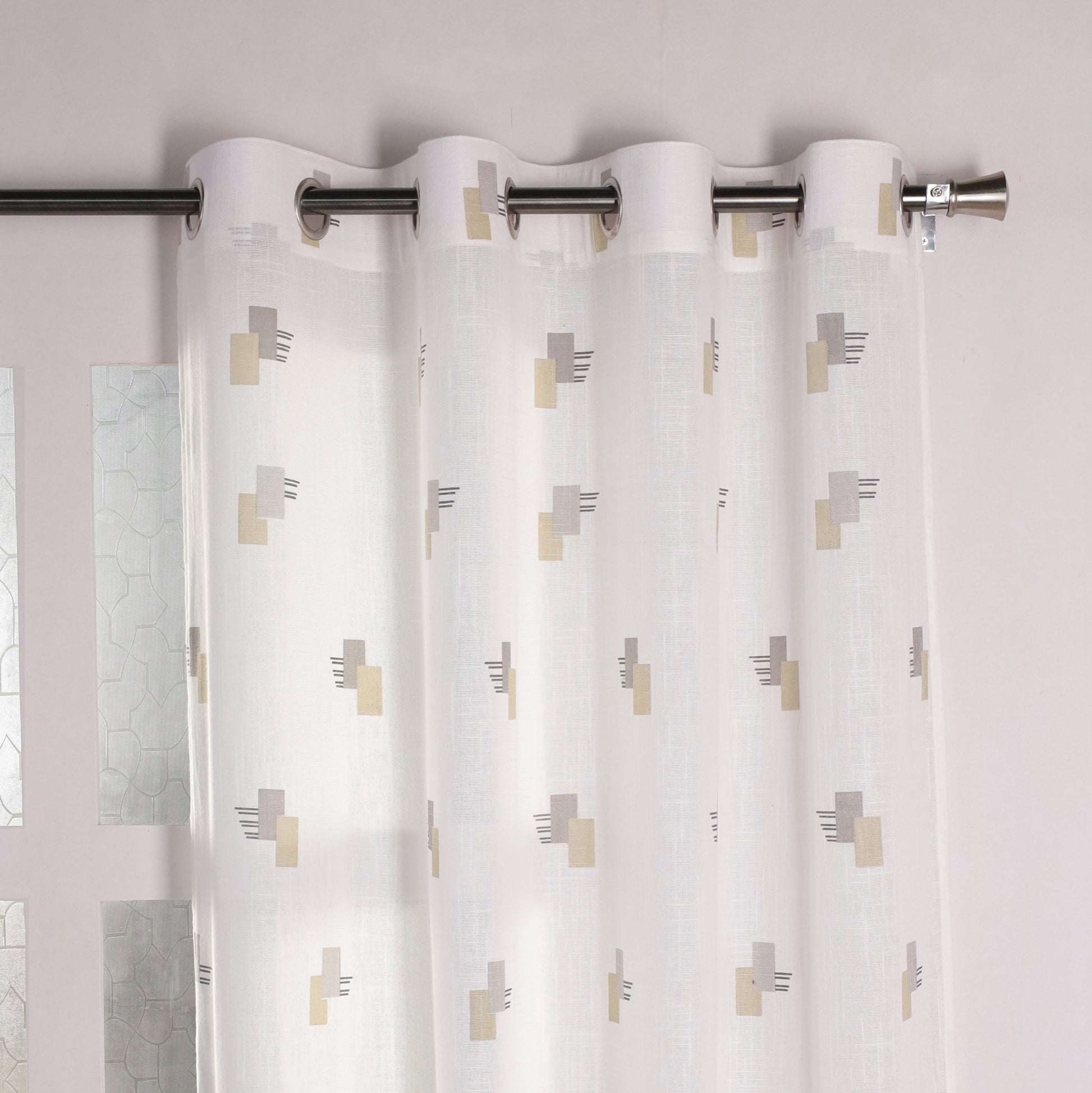 Printed Sheer Curtain