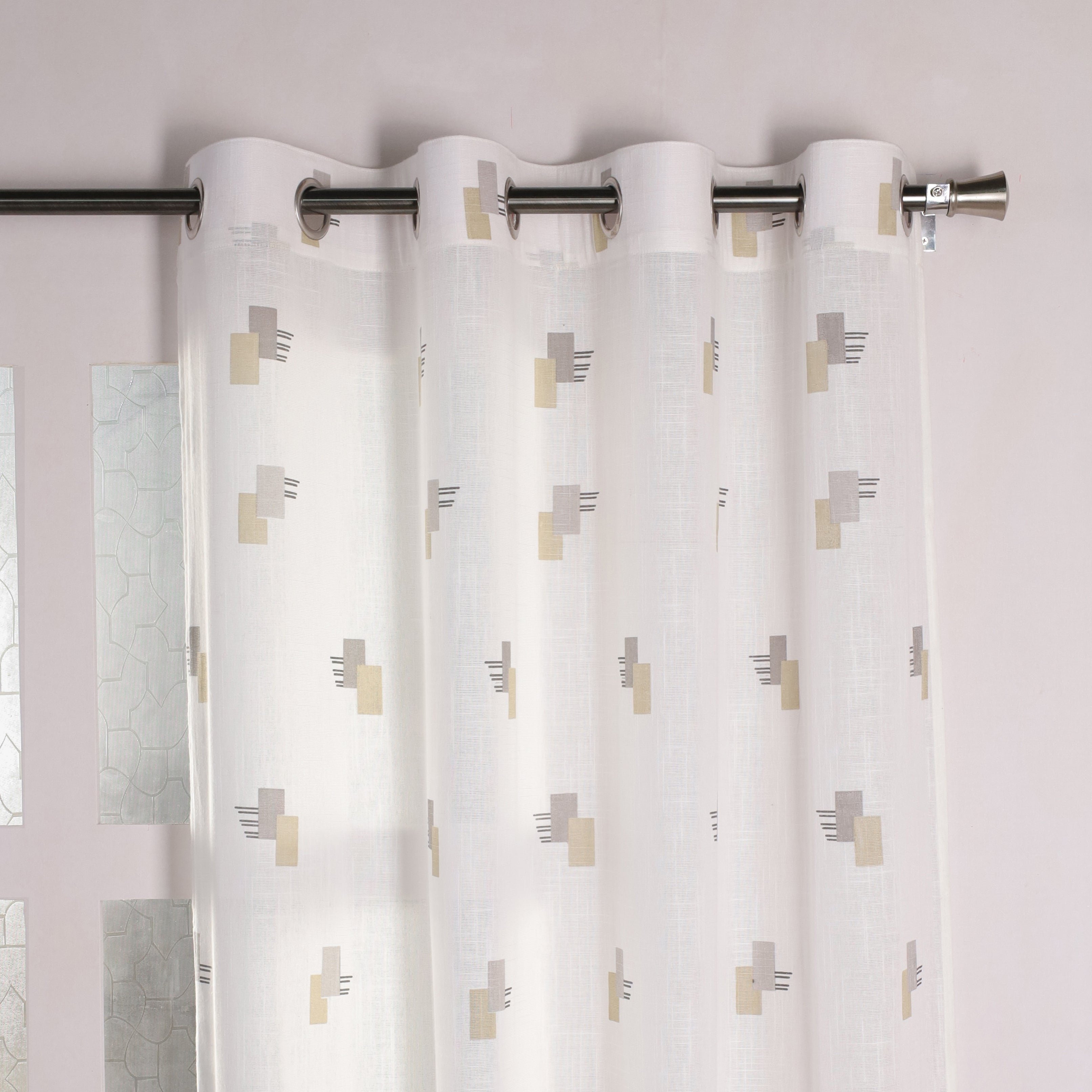 Printed Sheer Curtain