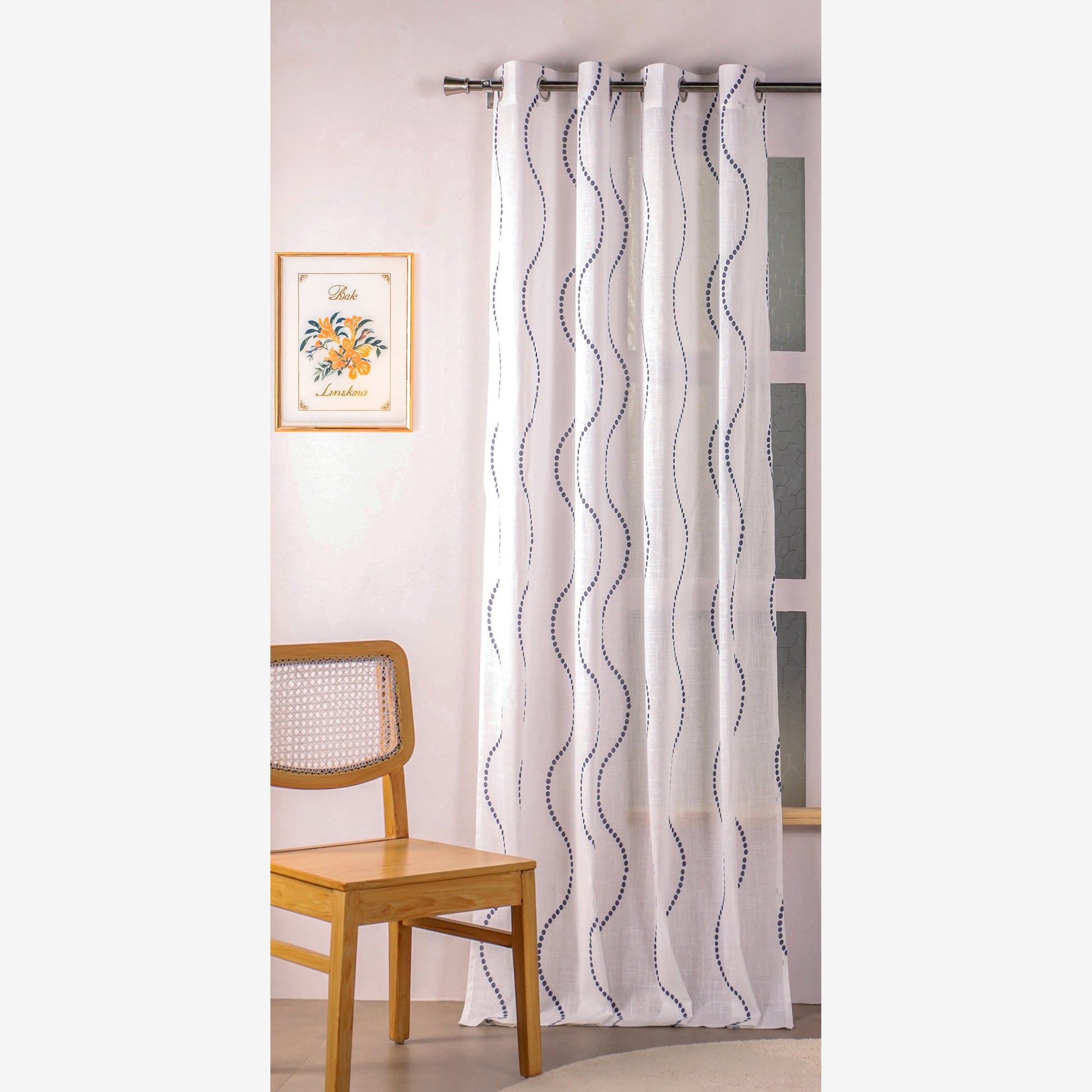 Printed Sheer Curtain