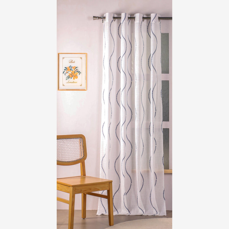 Printed Sheer Curtain