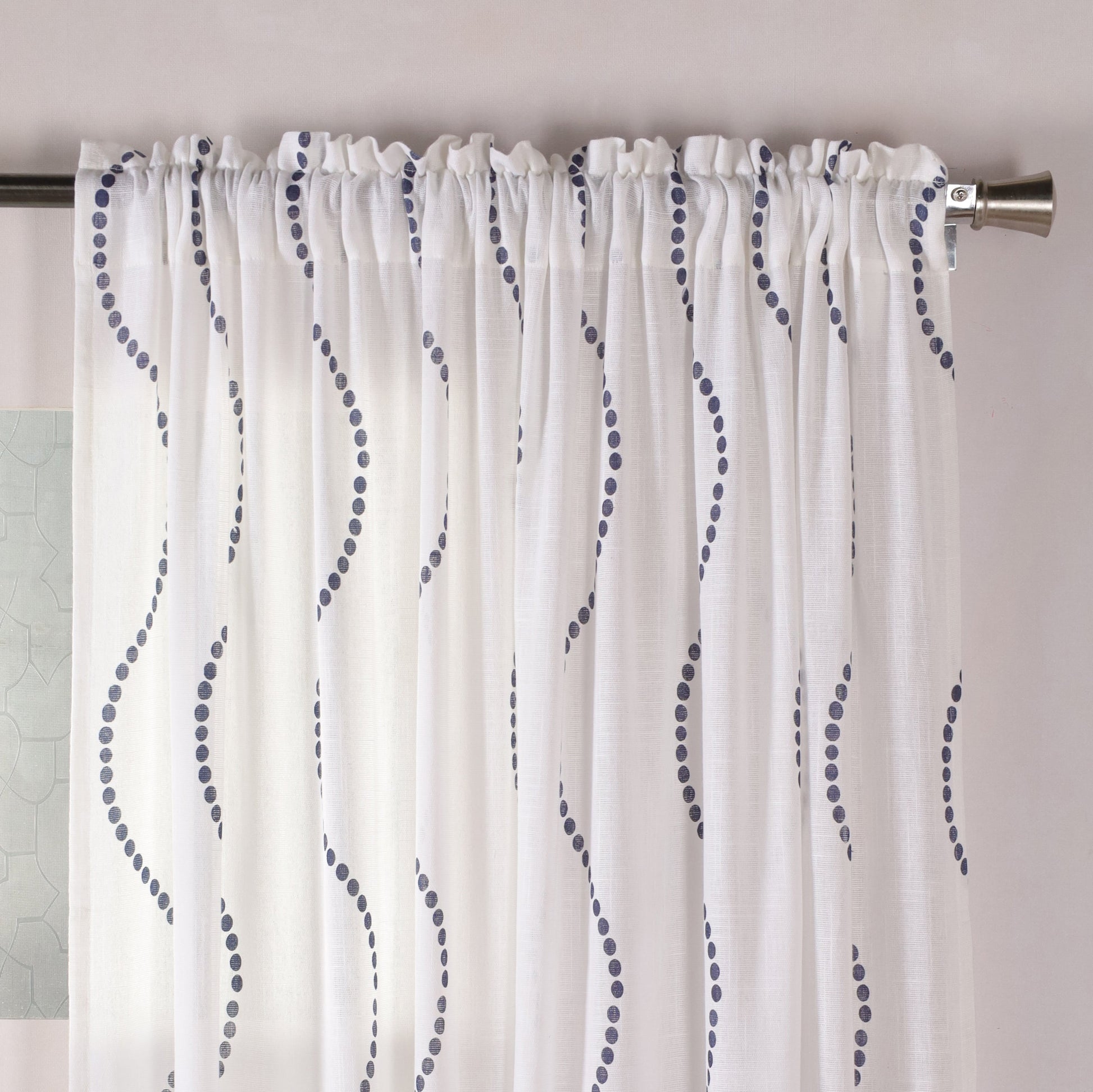 Printed Sheer Curtain