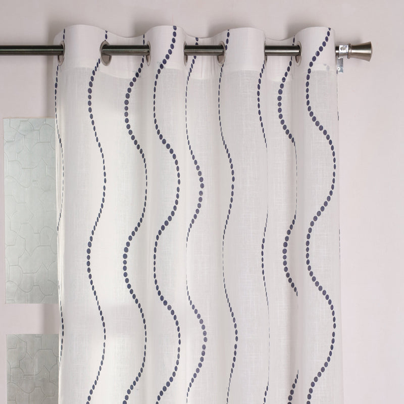 Printed Sheer Curtain