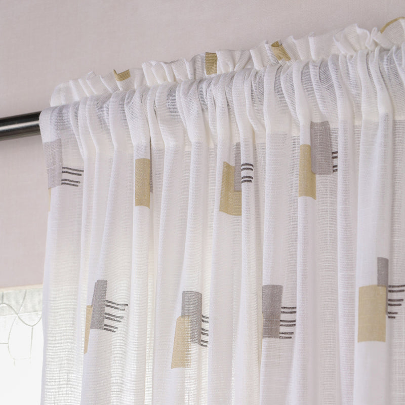 Printed Sheer Curtain