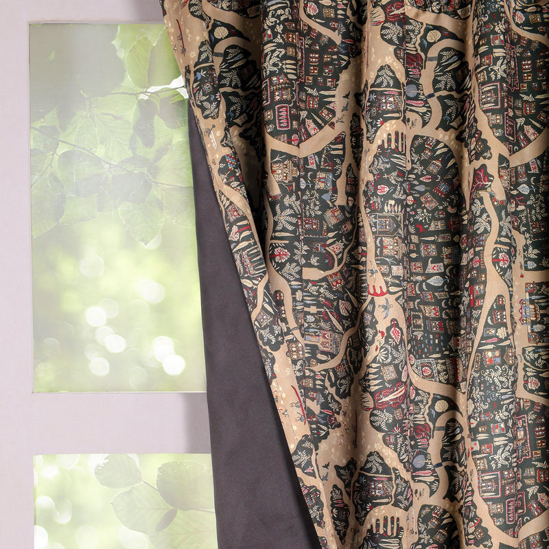 Printed Blackout Curtain