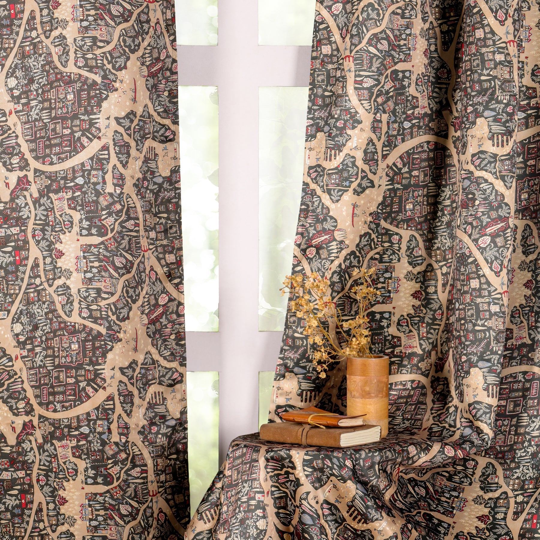 Printed Blackout Curtain