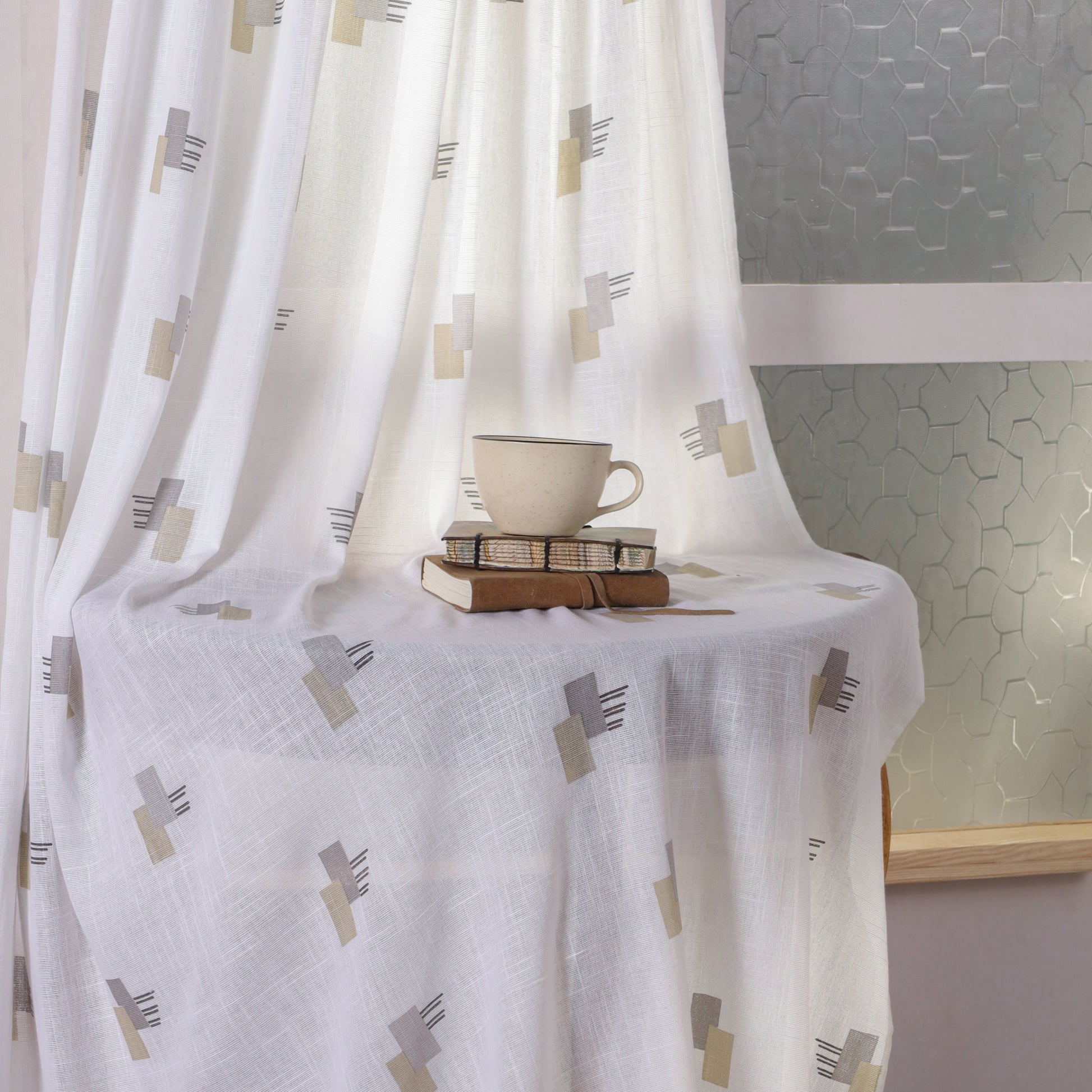 Printed Sheer Curtain