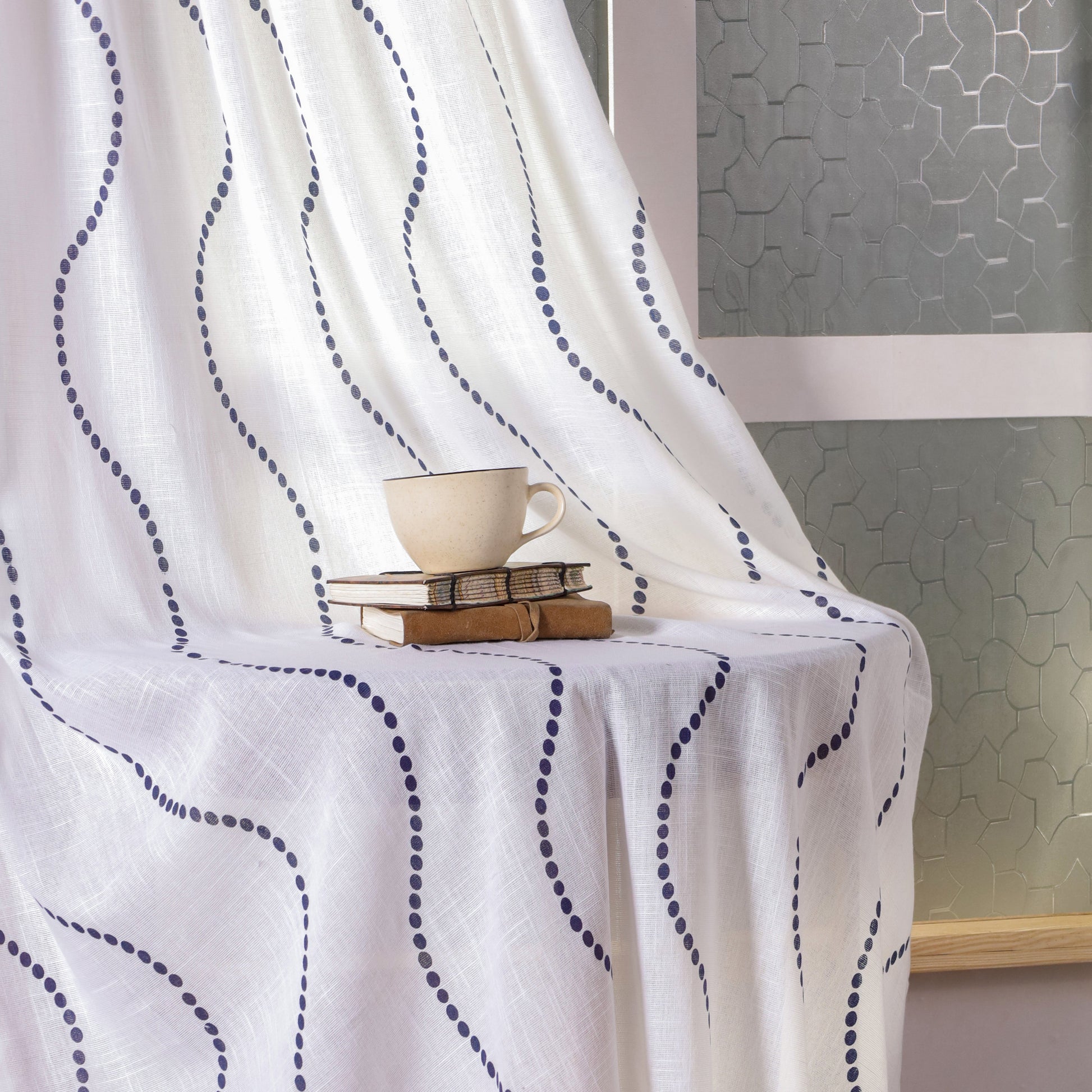 Printed Sheer Curtain