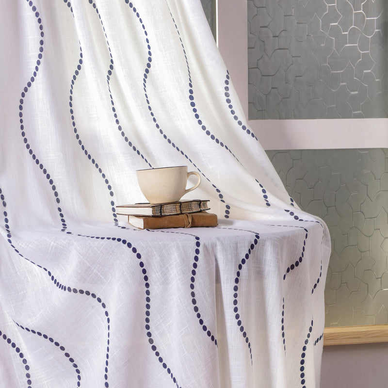 Printed Sheer Curtain