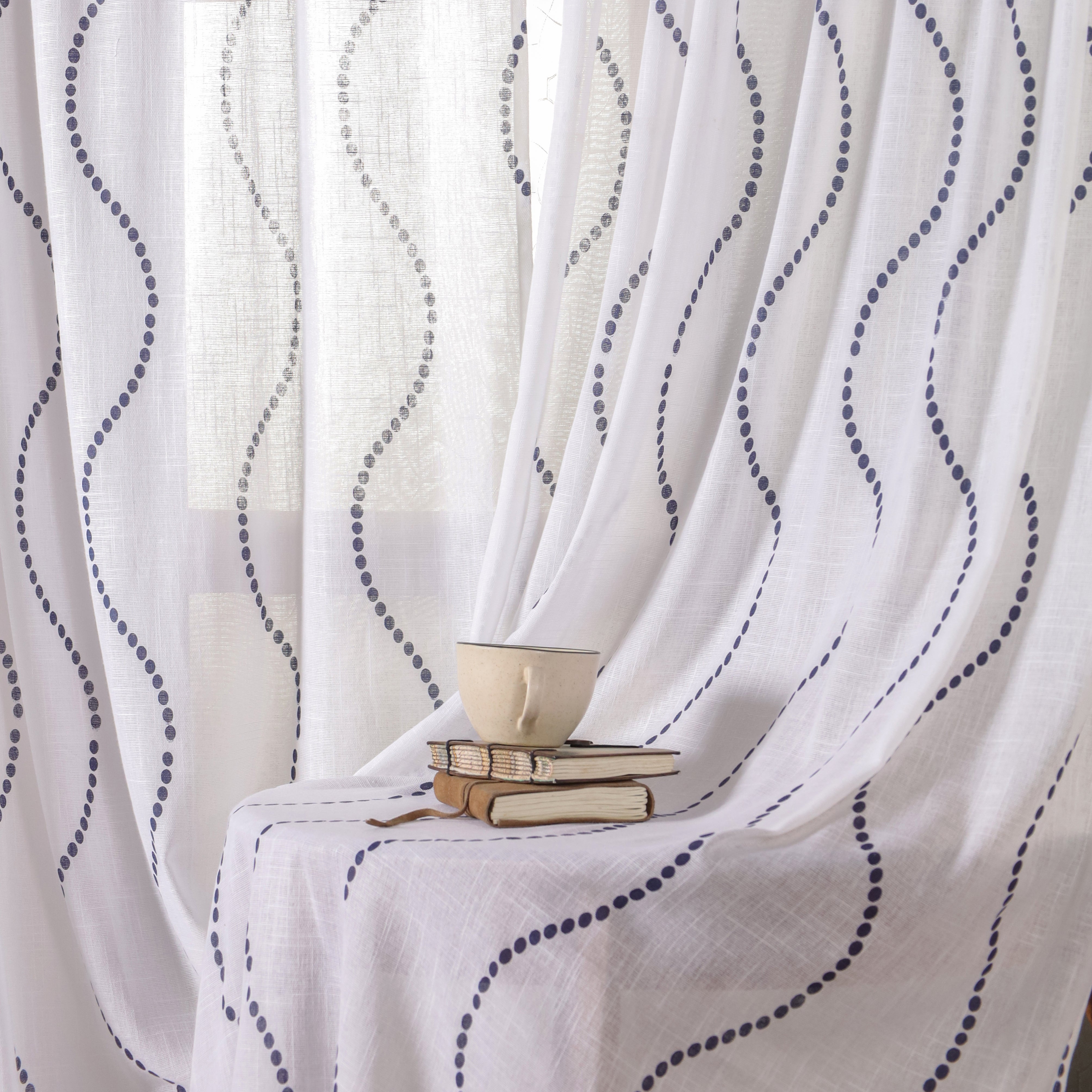 Printed Sheer Curtain