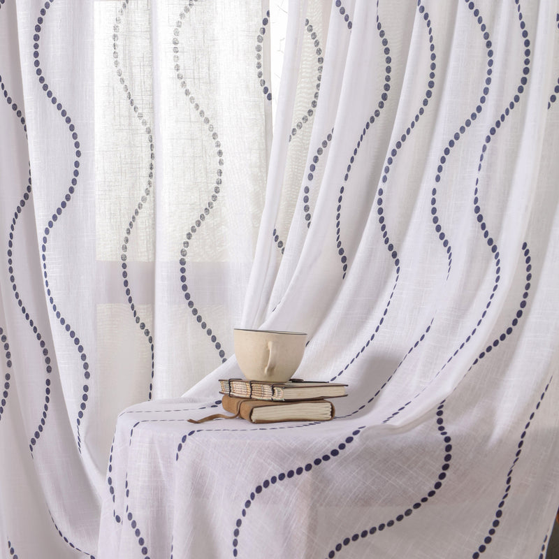Printed Sheer Curtain