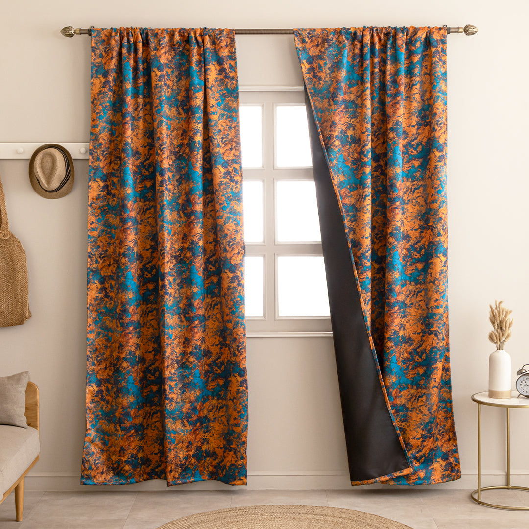 Printed Blackout Curtain