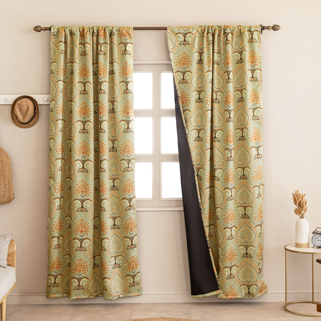 Printed Blackout Curtain