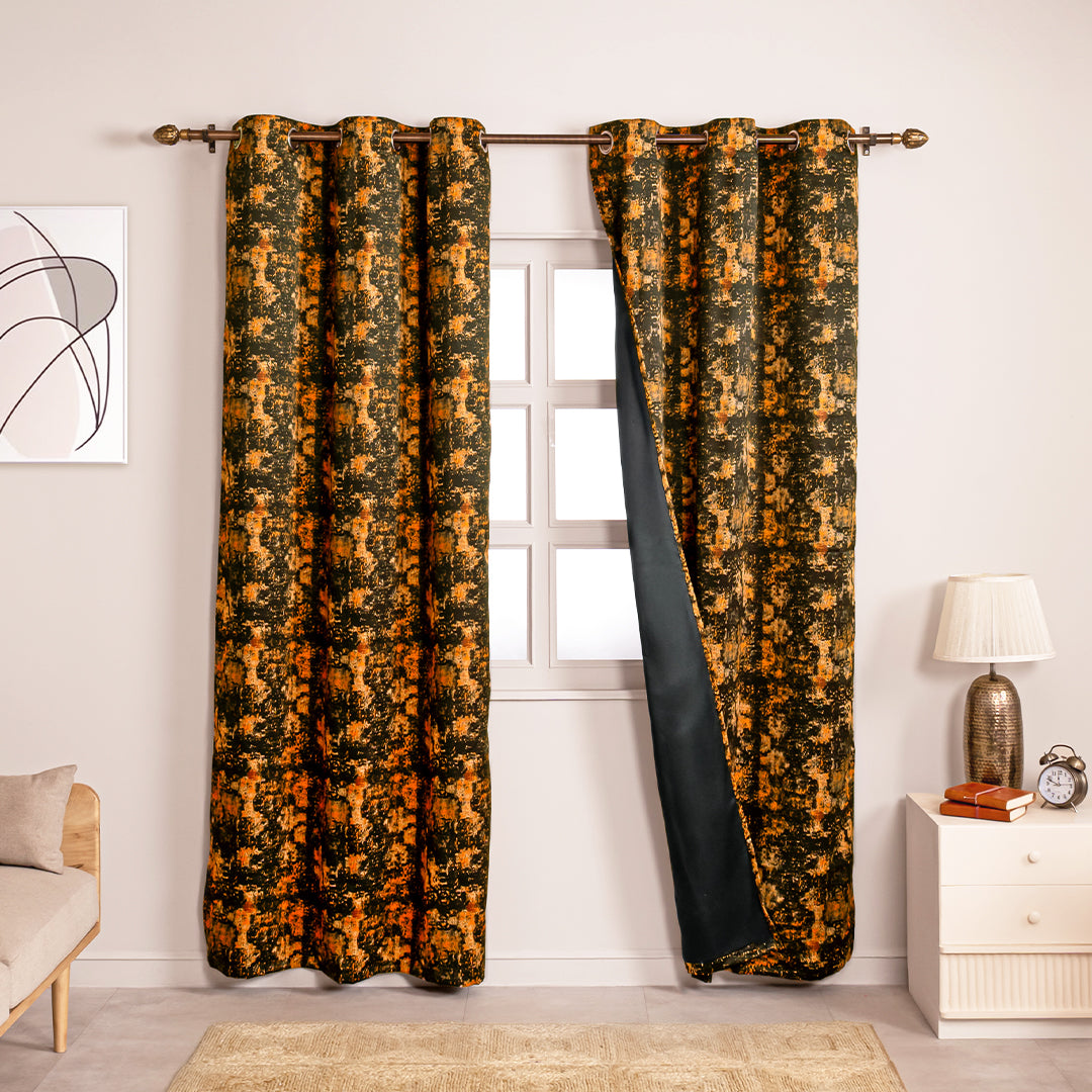 Printed Blackout Curtain