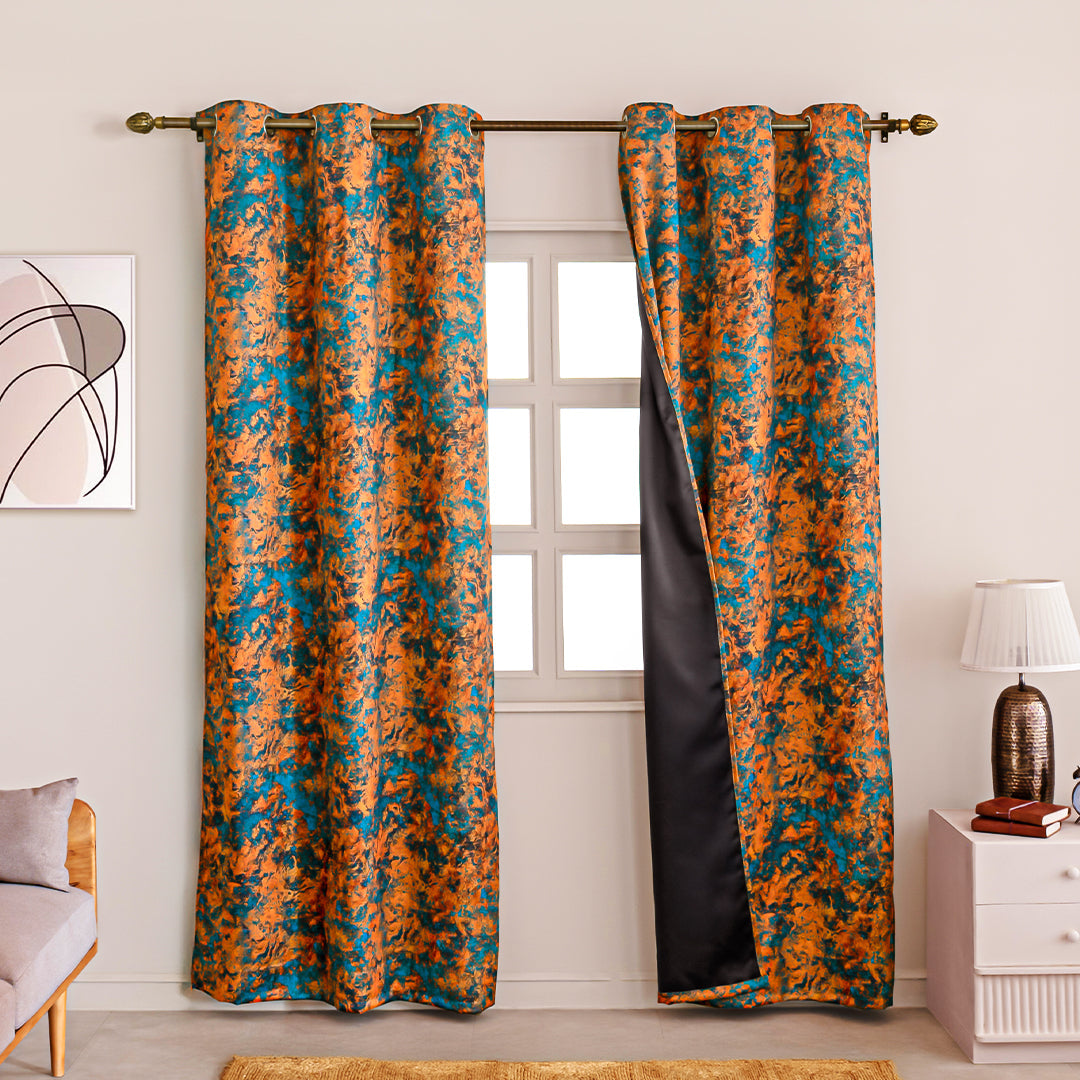 Printed Blackout Curtain