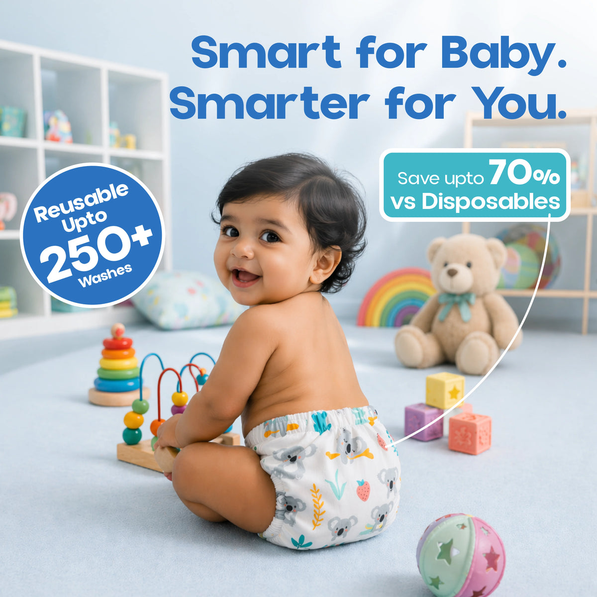 Premium Reusable Cloth Diaper