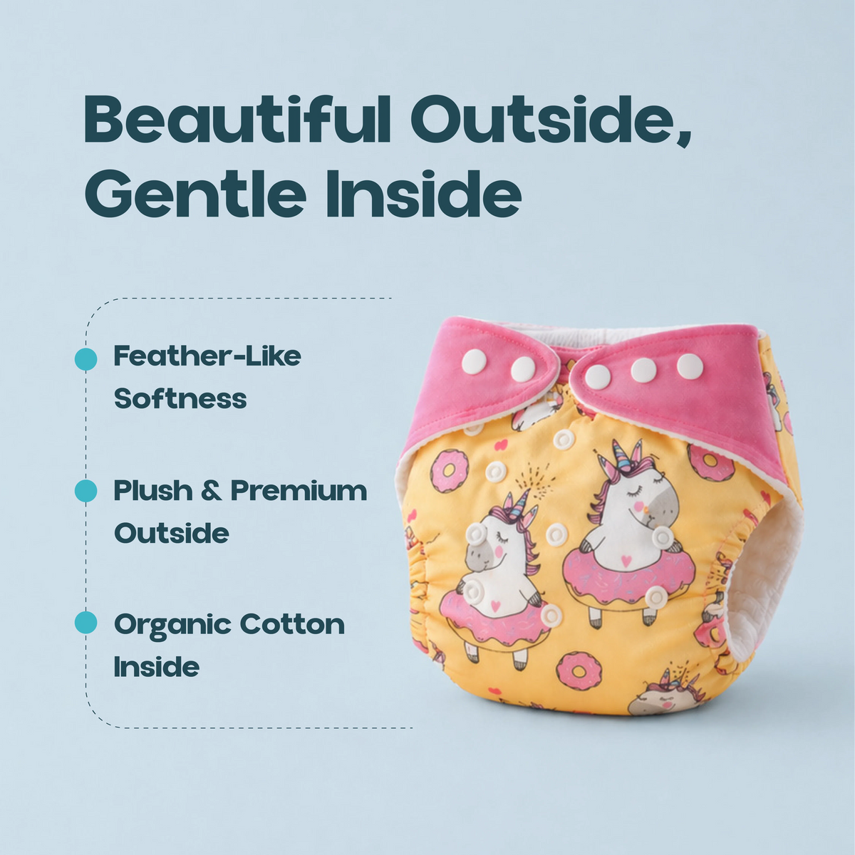 Premium Reusable Cloth Diaper