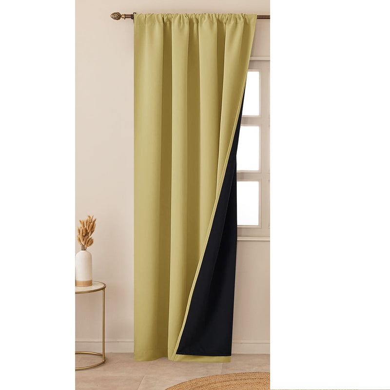 Fort Essential - Black Backing Blackout Curtain-2