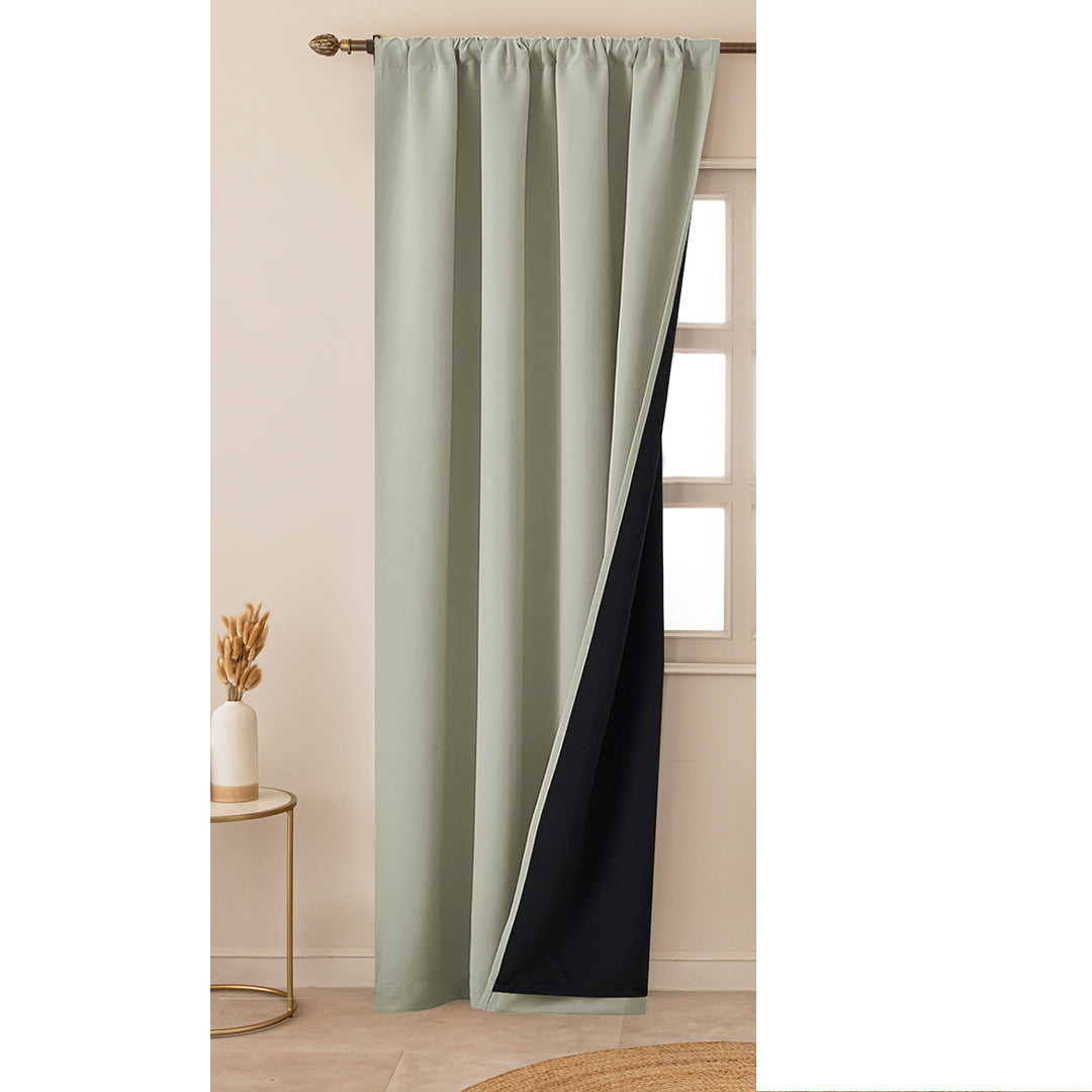 Fort Essential - Black Backing Blackout Curtain