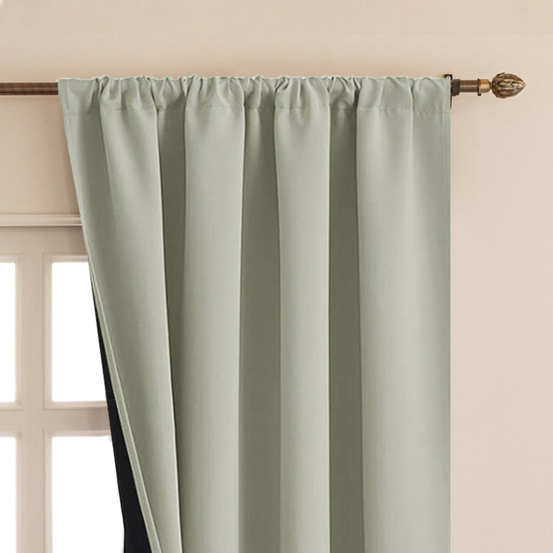 Fort Essential - Black Backing Blackout Curtain-3