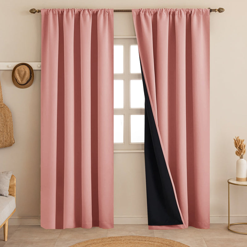 Fort Essential - Black Backing Blackout Curtain-1