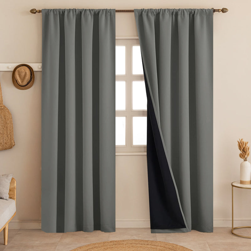Fort Essential - Black Backing Blackout Curtain-1