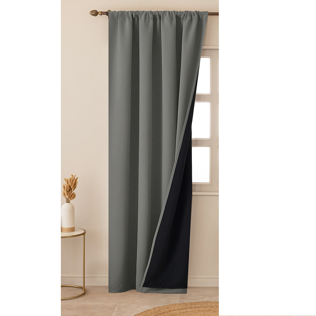 Fort Essential - Black Backing Blackout Curtain-2