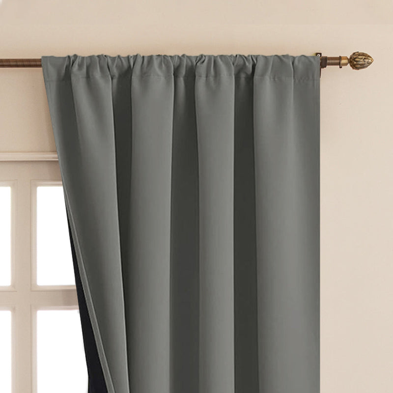 Fort Essential - Black Backing Blackout Curtain-3