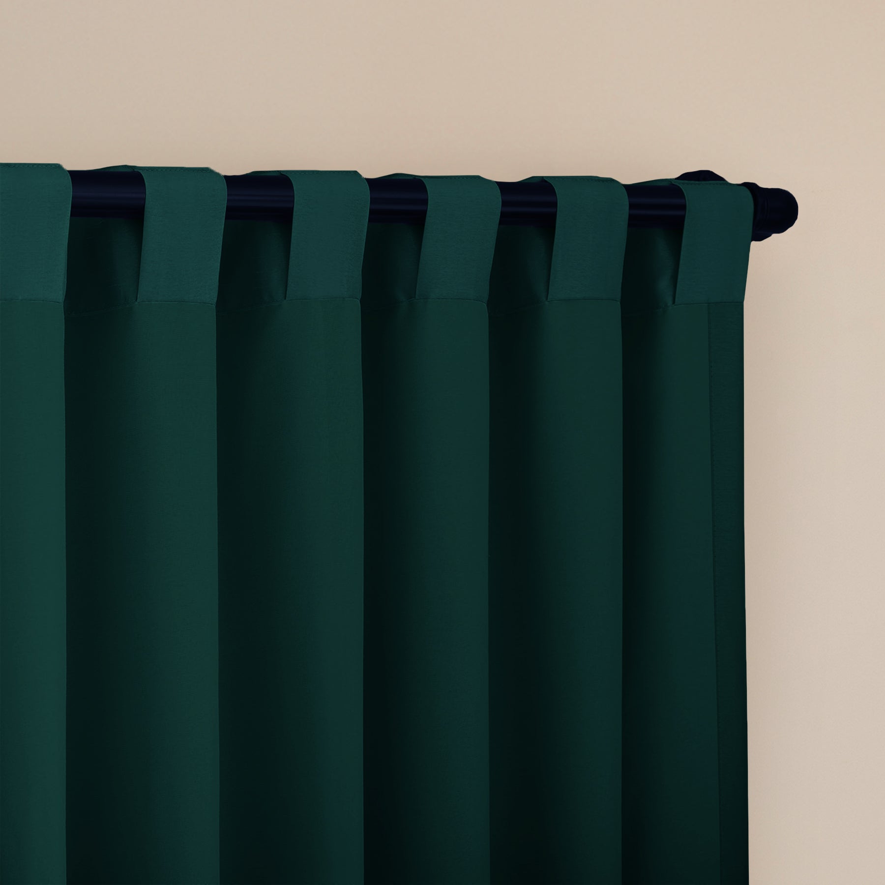 Fort Essential - Back Tab Blackout Curtain (Rama Green)